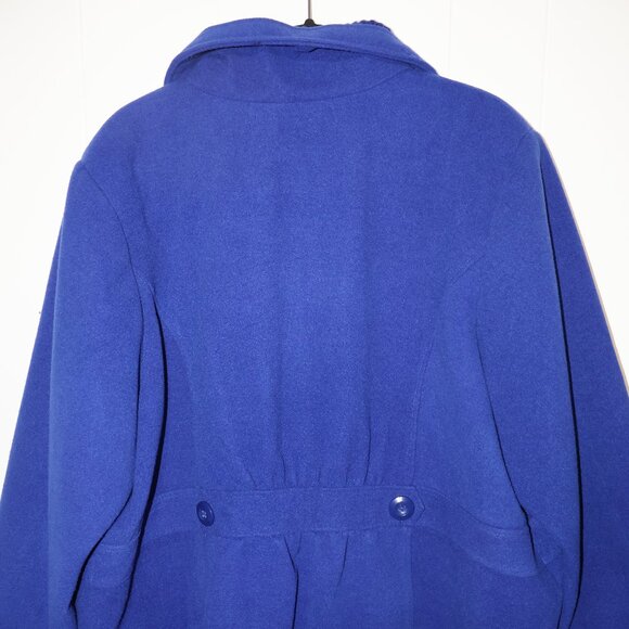 Penningtons Royal Blue Button Coat – Women’s Plus Size 3X - Picture 9 of 16